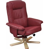 MCW Relaxsessel Fernsehsessel Sessel ohne Hocker H56 Kunstleder ~ bordeaux