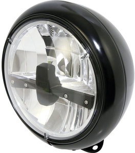 Highsider LED-Scheinwerfer HD-Style, schwarz, 7 Zoll