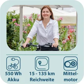 Tretwerk Amber Nexus 2023 27,5 Zoll RH 53 cm Unisex weiß