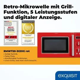 Exquisit RMW720-3GDIG rot