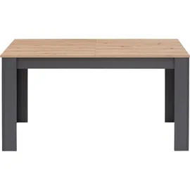 Home Affaire Essgruppe Bergamo, (Set, 7-tlg), 7-tlg. Essgruppe mit ausziehbarem Tisch, erhältlich in vielen Farben grau
