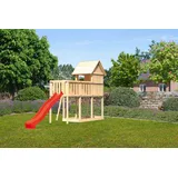 Karibu Spielhaus Frieda 107 x 291 x 107 cm Natur
