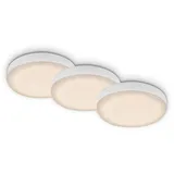 Briloner LED-Einbauleuchte 7,5 cm weiß 3 St.