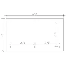 SKANHOLZ Orleans 1 5,76 x 2,94 m natur