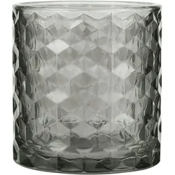 IB Laursen Kerzenhalter für Teelicht farbig Glas, grau