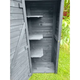 Promadino Geräteschrank Babylon 0,00 x 0,00 m Grau