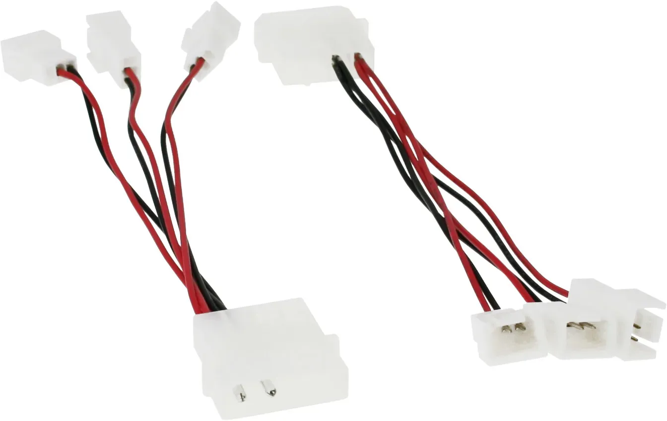 InLine Lüfter Adapterkabel - 12V zu 5V - für 3 Lüfter