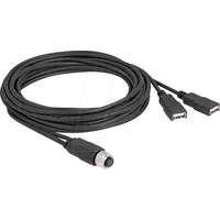 DeLock 60651 - Adapterkabel 2x USB 2.0 Typ-A Buchse