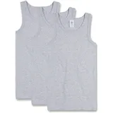 Sanetta Unterhemd 3er Pack in Grau - 128