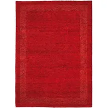 TEPGO Cazaris Wollteppich 90 x 160 cm Rot