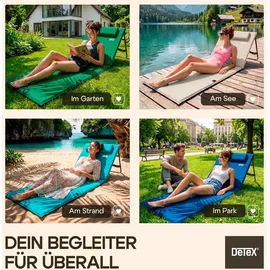DETEX Sonnenliege Gepolstert Grün