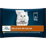 Purina Gourmet Perle Delice in Sauce, 12 x [4 x 85 g]