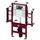 TECE WC-Gerontomodul mit Spülkasten 48 cm Bauhöhe 1120 mm