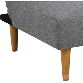 MID.YOU Schlafsofa Grau, Eiche, Metall, Uni, 2-Sitzer, 180x74x86 cm, Kinder- & Jugendzimmer, Jugendmöbel, Jugendsofas