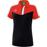 Erima Squad Funktions-Poloshirt Damen red/black/white 44