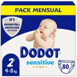 Dodot Sensitive Babywindeln, Größe 2, 80 Windeln [diapersNappyGewicht]