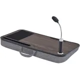 Teamson Home Laptoptisch, Braun, Holzwerkstoff, 30.5x7.6x7.6 cm, Arbeitszimmer, Schreibtische, Computertische