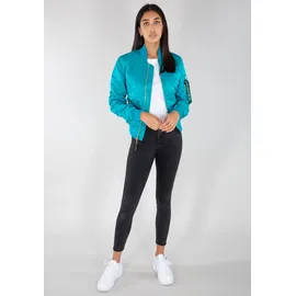 Alpha Industries Ma-1 VF Lw Jacke - Blue lagoon), - L