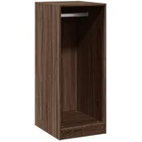 vidaXL Kleiderschrank Braun Eichen-Optik 48x41x102 cm Holzwerkstoff