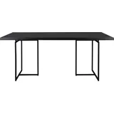 Dutchbone Esstisch CLASS BLACK mit Fischgrät Platte 220 x 90 cm von DutchBone