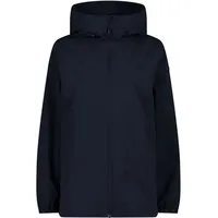CMP Woman Jacket Fix Hood Black Blue 42