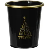 home&styling collection Metalleimer 10 x 11 cm Schwarz