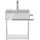 Duravit Metallkonsole 66,5 x 45,1 cm Grau