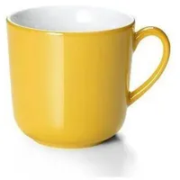 Dibbern Becher Dibbern Solid Color Becher mit Henkel 0,45 l gelb