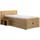 Gami Stauraumbett GAMI 123 x 80 x 207 cm Eiche braun