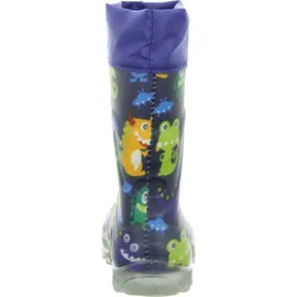 Beck Blinking Monsters Gummistiefel Blau 25