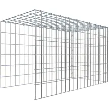 Gabiona C-Ring-Gabione-Anbaukorb Typ 4 60 x 100 x 50 cm Maschenw 5 x 10 cm