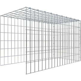 Gabiona C-Ring-Gabione-Anbaukorb Typ 4 60 x 100 x 50 cm Maschenw 5 x 10 cm