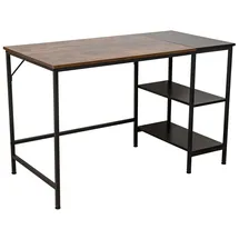 CLP Schreibtisch Ocala Schwarz/Braun