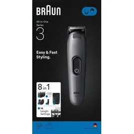 Braun Series 3 AIO3540 Grau