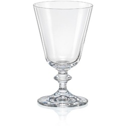Crystalex Weinglas Weingläser Bella Kristallglas 260 ml 6er Set, Kristallglas, Kristallglas, Bohemia weiß