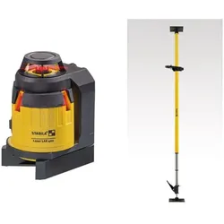 STABILA Multilinien-Laser LAX 400 6-teiliges Set inkl. Laser-Teleskopstütze