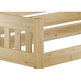 Erst-Holz Kinderbett V-60,53-09 90 x 200 cm Kiefer massiv natur braun
