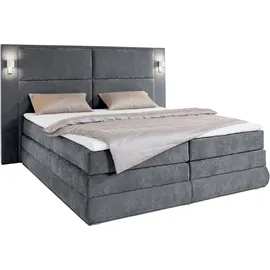 Collection AB Copenhagen, inklusive Bettkasten, Topper, wahlweise mit LED-Beleuchtung, grau