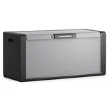 Keter Concept Usine 7200.0 Titan Aufbewahrungsbox, 300 Liter, 118 x 49 x 55 cm, Grau/Schwarz