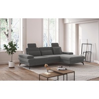 sit&more Ecksofa Morris inkl. Sitztiefenverstellung«, grau