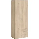 INOSIGN Space Drehtürenschrank 78 x 49,5 x 200,4 cm beige