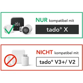 tado° TADO (X), smartes Heizkörper-Thermostat Weiß