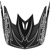 Troy Lee Designs D3 Spiderstripe, Helmschirm, schwarz
