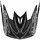 Troy Lee Designs D3 Spiderstripe, Helmschirm, schwarz