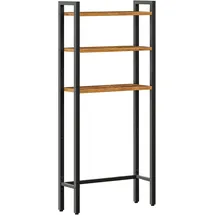 HOOBRO Toilettenregal, 3-stöckiges Badregal, Badezimmerregal, Multifunktional, Platzsparend, HOOBRO Ebf41ts01
