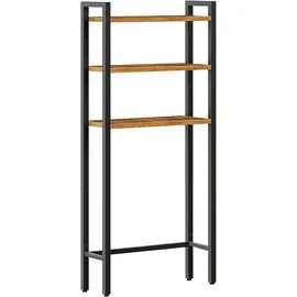 HOOBRO Toilettenregal, 3-stöckiges Badregal, Badezimmerregal, Multifunktional, Platzsparend, HOOBRO Ebf41ts01