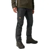 Fjällräven Kaipak Hosen - Dark Grey / Black - 44