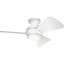 Elstead Lighting Sola 86 cm Deckenventilator Silber