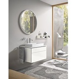 Duravit DuraSquare Aufsatzbecken 60cm weiss
 mit L-Cube Konsolenwaschtischunterbau 82 x 55 cm weiß matt