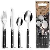 Pradel Essentiel Amefa Pradel Essentiel Saxo Triangelrohr, Schwarz, 16 Stück